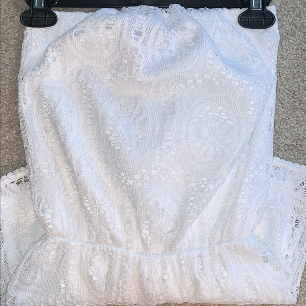 Lilly Pulitzer XS white lace romper - Picture 3 of 4